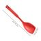 Large Silicone Cooking Spoon Set Non Stick Solid Spoon with Deep Bowl and Measurement Marks for Mixing, Serving