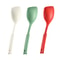 Large Silicone Cooking Spoon Set Non Stick Solid Spoon with Deep Bowl and Measurement Marks for Mixing, Serving