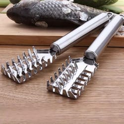 stainless steel fish scale scraper knife for filleting & boning