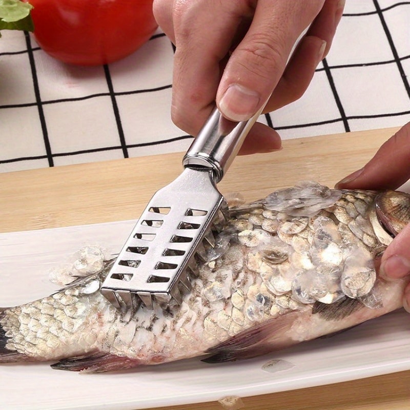 Stainless Steel Fish Scale Scraper Knife for Filleting & Boning