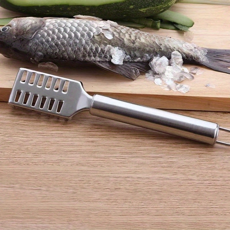 Stainless Steel Fish Scale Scraper Knife for Filleting & Boning