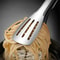 Stainless Steel BBQ Tongs Non Slip Silicone Handle for Meat, Salad & Bread