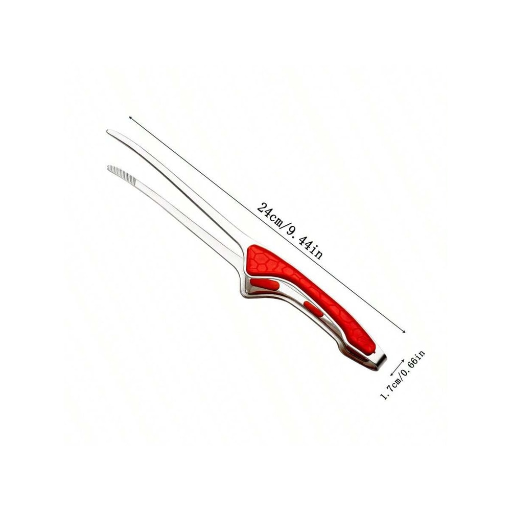 Stainless Steel Barbecue Tongs With Non Slip Comfort Grip MultiPurpose Kitchen Food Tongs For Salad 6