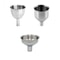 Mini Stainless Steel Funnel Set for Kitchen and Bar Liquid Dump Tool for Easy Pouring into Hip Flask, Wine