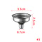 Mini Stainless Steel Funnel Set for Kitchen and Bar Liquid Dump Tool for Easy Pouring into Hip Flask, Wine