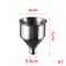 Mini Stainless Steel Funnel Set for Kitchen and Bar Liquid Dump Tool for Easy Pouring into Hip Flask, Wine