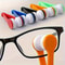 Portable Eyeglass Cleaning Brush with Microfiber Bristles Compact Dust Remover for Glasses & Sunglasses