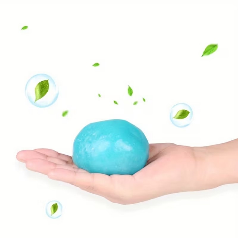 Reusable Cleaning Gel Slime for Electronics, Keyboards, Car Vents, & Household Crevices Non-Toxic, Sticky Dust
