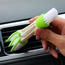 blind duster venetian blind cleaner claw microfiber brush, anti-static & scratch-proof for air conditioner vents