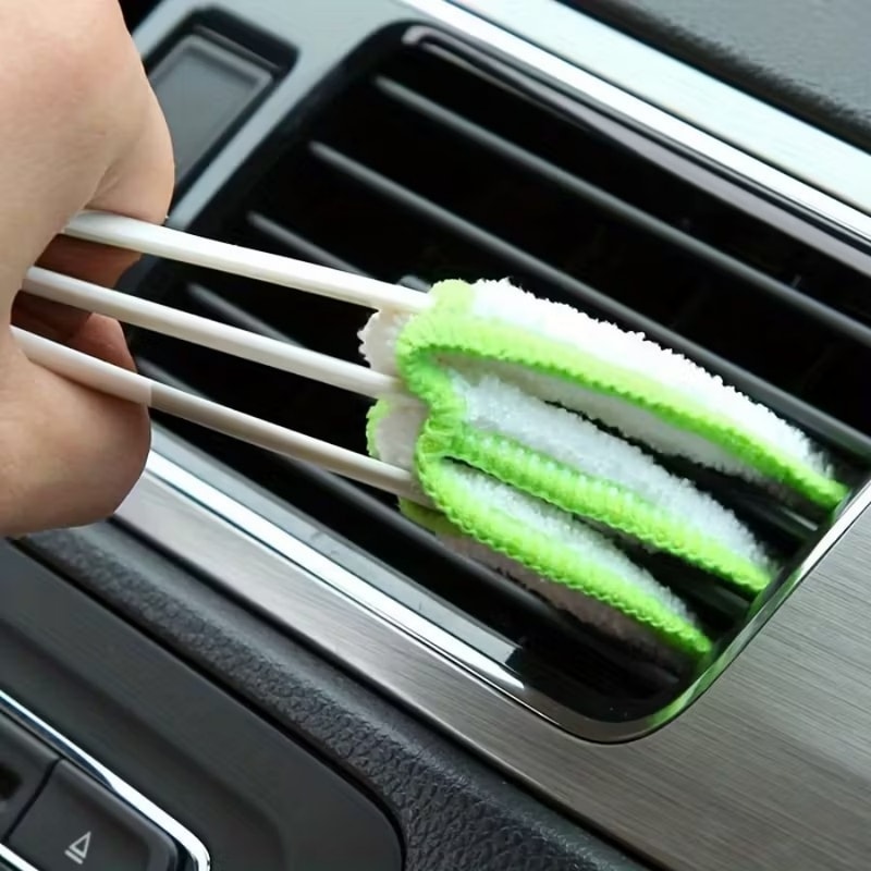 Blind Duster Venetian Blind Cleaner Claw Microfiber Brush, Anti-Static & Scratch-Proof for Air Conditioner Vents