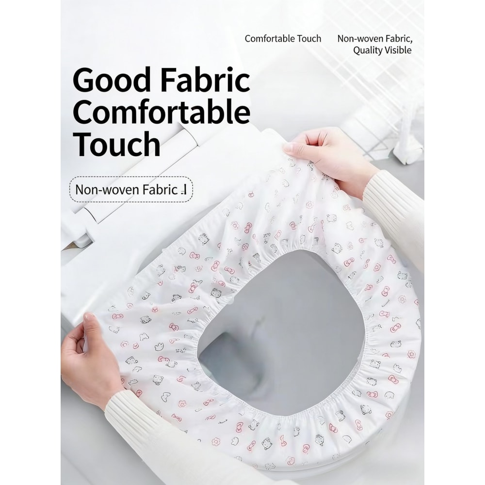 Disposable Waterproof Toilet Seat Covers for Travel & Public Restrooms