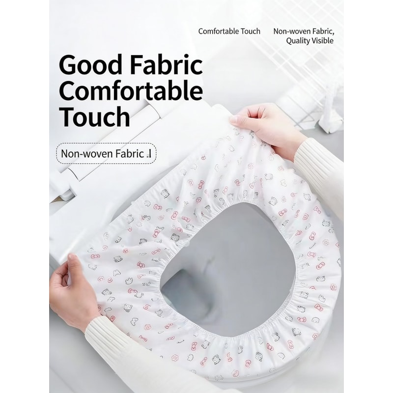 Disposable Waterproof Toilet Seat Covers for Travel & Public Restrooms