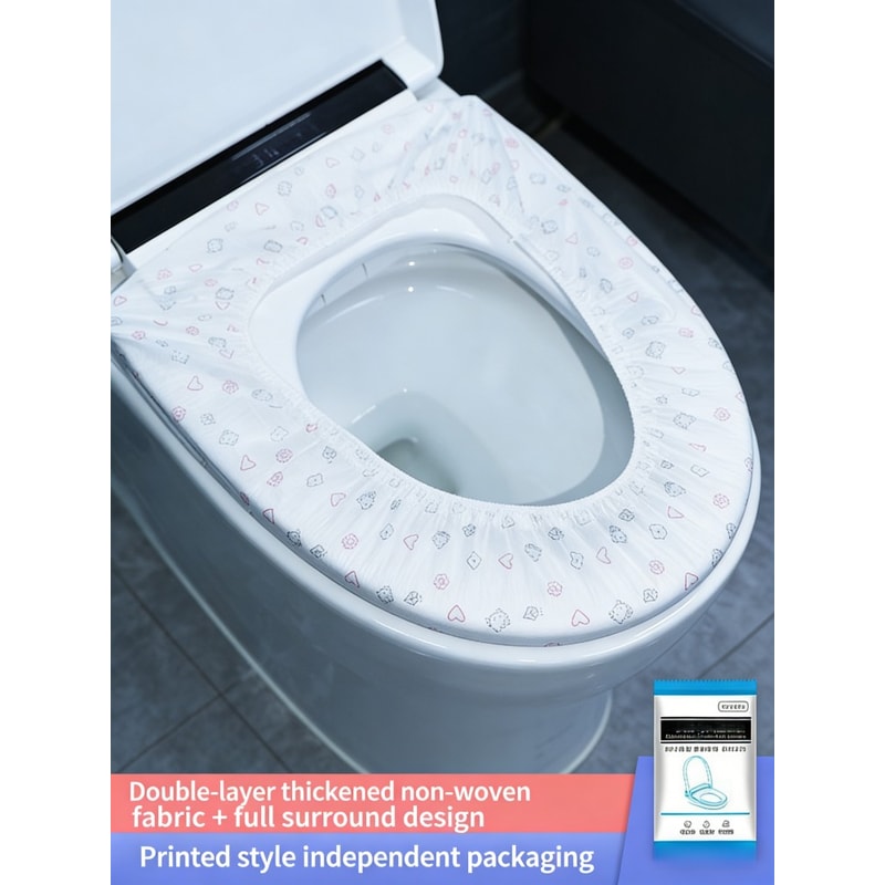 Disposable Waterproof Toilet Seat Covers for Travel & Public Restrooms