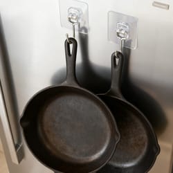 heavy duty adhesive wall hooks waterproof, traceless, clear, self adhesive for kitchen, bathroom, and home