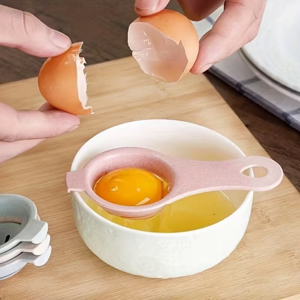 Friendly Wheat Straw Egg Separator Biodegradable, Dishwasher Safe Kitchen Gadget for Easy Cooking & Baking