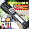 High Power Rechargeable LED Flashlight Super Strong Long Range Torch With Built In Battery For Outd 1