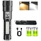 High Power Rechargeable LED Flashlight Super Strong Long Range Torch With Built In Battery For Outd 7