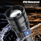 Ultra Bright LED Tactical Flashlight With Builtin Battery Powerful Emergency Camping Torch Tail Li 3