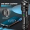 Rechargeable Tactical Flashlight Super Bright Long Range And Portable Lantern For Outdoor Adventure 4