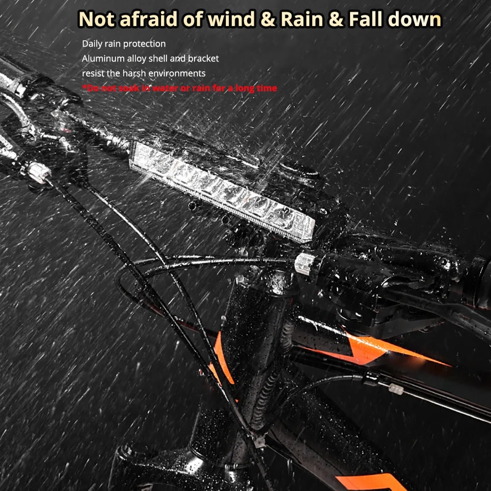 Bicycle Front Light Waterproof USB Charging MTB Bike Light 4