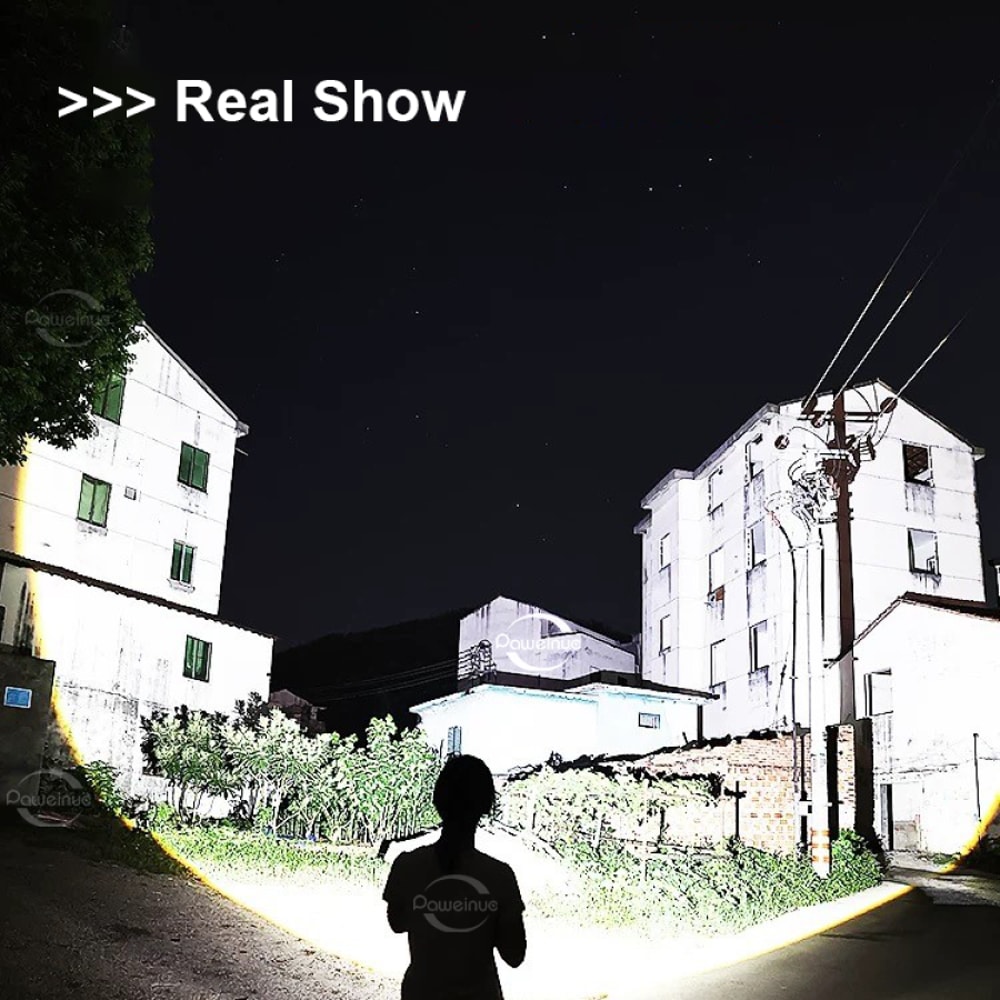 Ultra Powerful Rechargeable Flashlight LED Super Bright Torch For Fishing Hunting 3