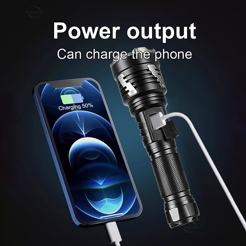 Ultra Powerful Rechargeable Flashlight LED Super Bright Torch For Fishing Hunting 4