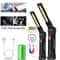 Portable COB LED Flashlight USB Rechargeable Work Light Magnetic Lanterna Hanging Lamp with Built in Battery