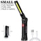 Portable COB LED Flashlight USB Rechargeable Work Light Magnetic Lanterna Hanging Lamp with Built in Battery