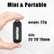 USB Rechargeable LED Keychain Flashlight with Warning Light and Shoulder Clip