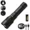 High Power LED Flashlight Rechargeable Type C Zoom Torch Window Breaker For Outdoor Camping Hiking 11