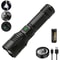High Power LED Flashlight Rechargeable Type C Zoom Torch Window Breaker For Outdoor Camping Hiking 11