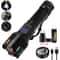 High Power LED Flashlight Rechargeable Type C Zoom Torch Window Breaker For Outdoor Camping Hiking 10