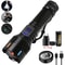 High Power LED Flashlight Rechargeable Type C Zoom Torch Window Breaker For Outdoor Camping Hiking 10