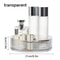 Rotating Cosmetic Storage Box Large Capacity, Transparent, Turntable Desktop Organizer