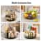 Rotating Storage Rack Multifunctional Turntable for Kitchen Countertops, Spice Storage, and Desktop Organization