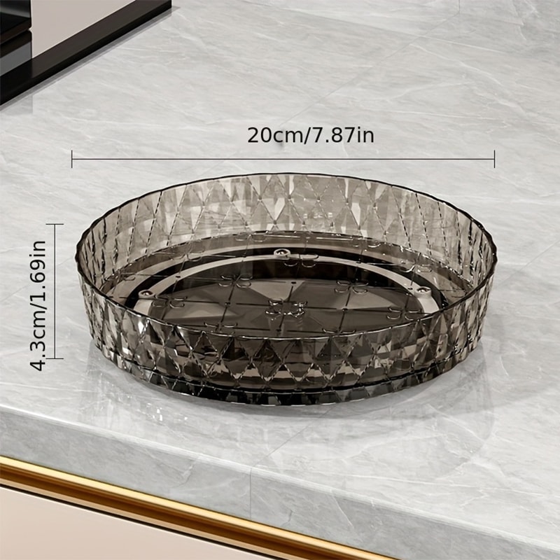 Rotating Storage Rack Multifunctional Turntable for Kitchen Countertops, Spice Storage, and Desktop Organization