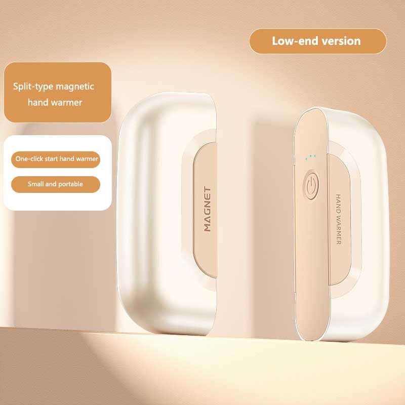 Magnetic Hand Warmer Fast Charging Digital Display Mini Portable USB Rechargeable Pocket Heater 5