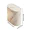 Nordic Marble Texture Odor-Proof Toilet Wastebasket Press Type Narrow Bathroom Bin