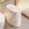 Nordic Marble Texture Odor-Proof Toilet Wastebasket Press Type Narrow Bathroom Bin