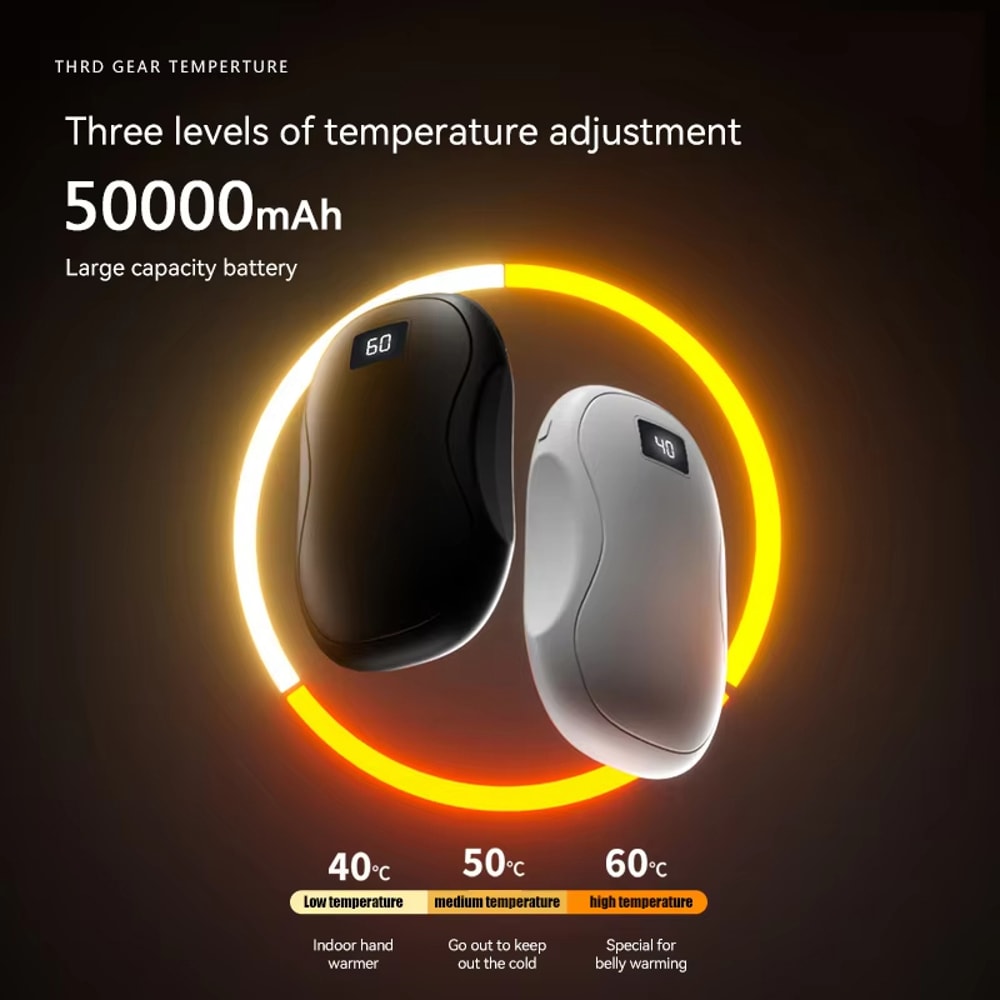 Rechargeable Electric Hand Warmer Portable Durable For Winter 0