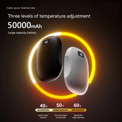 rechargeable electric hand warmer portable & durable for winter