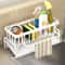 Self Draining Sink Shelf Sponge Holder Multifunctional Kitchen Storage Organizer For Soap Cosmetic 6