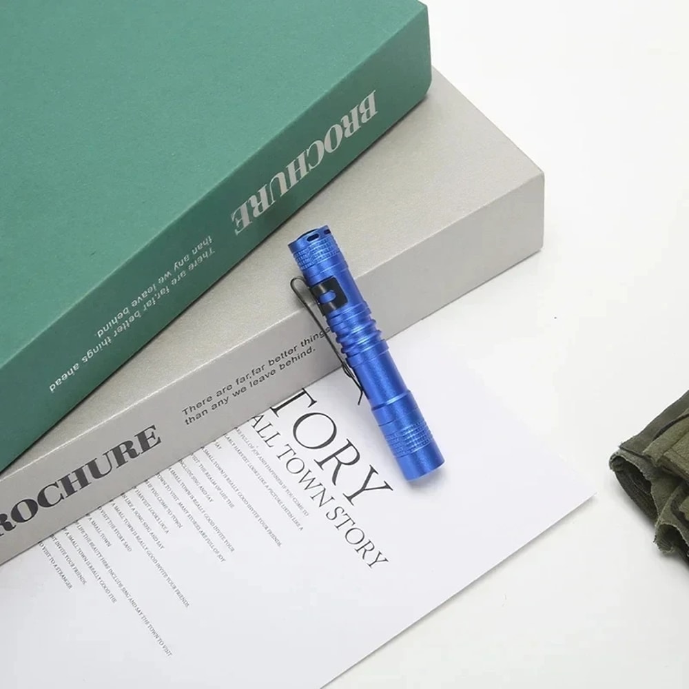 KDULIT Mini LED Flashlight Compact Portable Torch with AAA Battery for Outdoor & Emergency Use