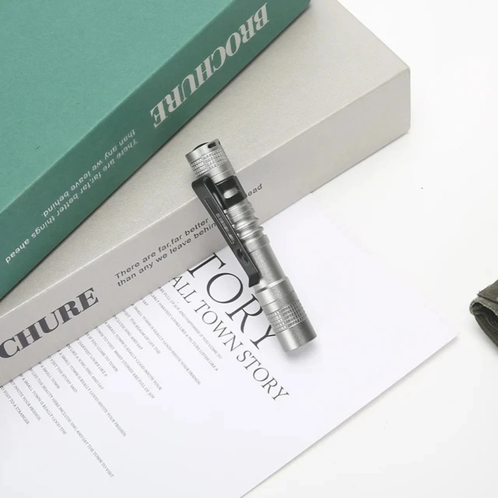 KDULIT Mini LED Flashlight Compact Portable Torch with AAA Battery for Outdoor & Emergency Use