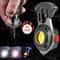 LED Micro Flashlight Keychain USB Rechargeable Torch with Strong Magnet & Screwdriver for Outdoor Emergency Use