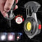 LED Micro Flashlight Keychain USB Rechargeable Torch with Strong Magnet & Screwdriver for Outdoor Emergency Use