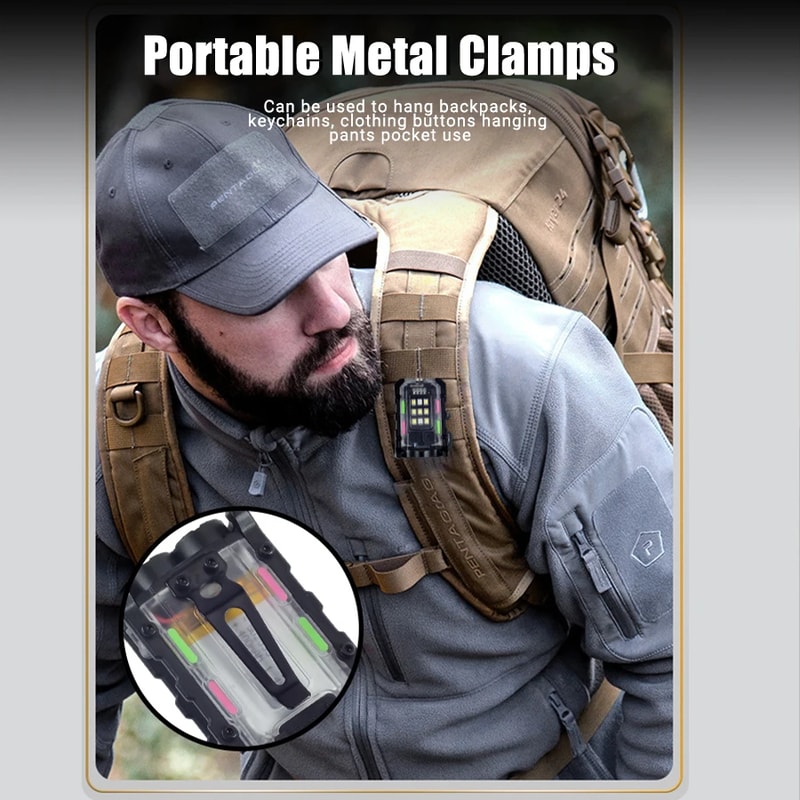 Mini USB Rechargeable Tactical LED Flashlight Portable Outdoor Hiking Lantern For Emergency And Ca 3