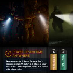 tactical flashlight rechargeable led torch with self defense strobe mode