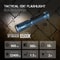 Tactical Flashlight Rechargeable LED Torch With Self Defense Strobe Mode 1