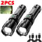 Rechargeable LED Flashlight With Zoomable Focus Waterproof High Power Handheld Torch For Outdoor Ad 6